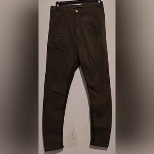 Superfine army green riding pants